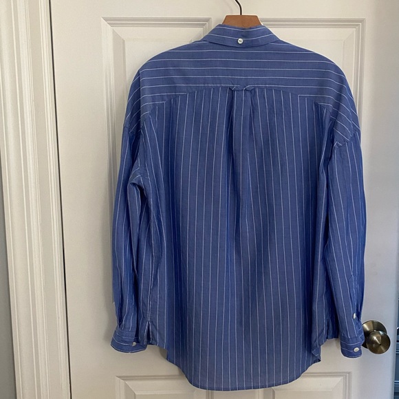 Alex Mill Stripe Oversize Popover Shirt - Picture 6 of 7